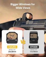 CVLIFE WolfCovert Dot Sight with Motion Awake (for RMR Footprint Pistol), view 2