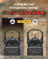 CVLIFE WolfCovert Dot Sight with Motion Awake (for RMR Footprint Pistol), view 4