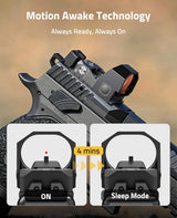 CVLIFE WolfCovert Dot Sight with Motion Awake (for RMR Footprint Pistol), view 5