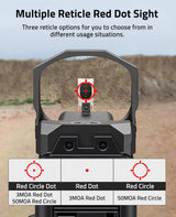 CVLIFE WolfCovert X S01 Multiple Reticle Red Dot, view 2
