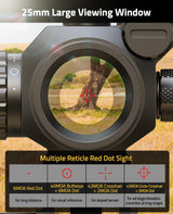 CVLIFE WolfProwl 1X25mm Auto-Brightness Red Dot Sight, view 4