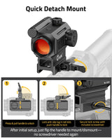CVLIFE WolfProwl 1X25mm Auto-Brightness Red Dot Sight, view 6