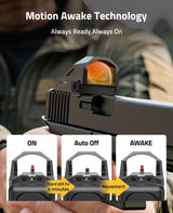 CVLIFE WolfProwl S03 Motion Awake Red Dot, view 3