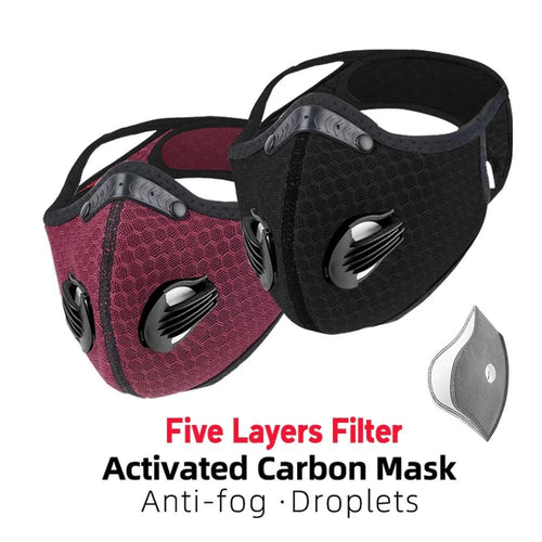 Cycle Peak Activated Carbon Protective Cycling Mask