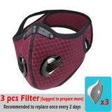 Cycle Peak Activated Carbon Protective Cycling Mask, view 3