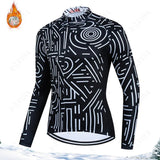 Cycle Peak Axis Thermal Fleece Jersey, view 3