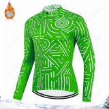 Cycle Peak Axis Thermal Fleece Jersey, view 4