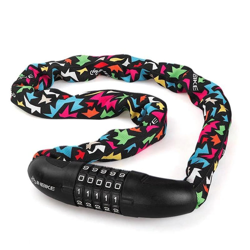 Cycle Peak INBIKE 5 Digit Password Bike Chain Lock