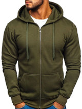 Cycle Peak Buffalo Zipped Hoodie, view 6
