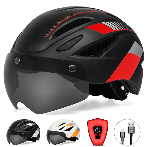 Cycle Peak Congo Bike Helmet with Taillight