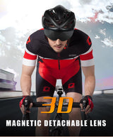 Cycle Peak INBIKE Mountain Road Bike Cycling Safe Helmet with Magnetic Goggles, view 3