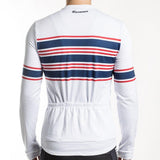 Cycle Peak Elite White Thermal Fleece Jersey, view 4