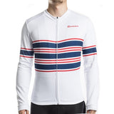 Cycle Peak Elite White Thermal Fleece Jersey, view 6