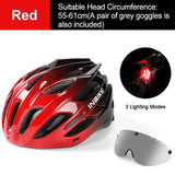 Cycle Peak INBIKE Light Bicycle Helmet with Taillight, view 3