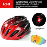Cycle Peak INBIKE Light Bicycle Helmet with Taillight, view 4