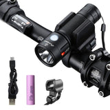 Cycle Peak USB Rechargeable Bike Light & Flashlight, view 2