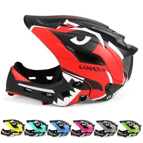 Cycle Peak Kids Detachable Full Face Bike Helmet