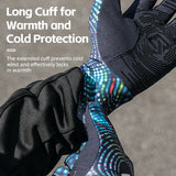 Cycle Peak Kinetic Long Cuff Gloves, view 4
