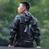 Cycle Peak Mayo Hooded Raincoat, view 3