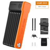 Cycle Peak Mini Portable Bicycle Folding Lock, view 2