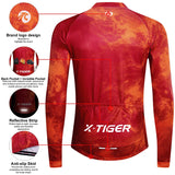 Cycle Peak Mist Thermal Fleece Jersey, view 3
