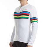 Cycle Peak Nova White Thermal Fleece Jersey, view 2