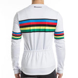 Cycle Peak Nova White Thermal Fleece Jersey, view 4