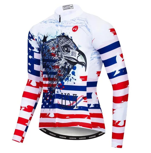 Cycle Peak Patriot Long Sleeve Cycling Jersey