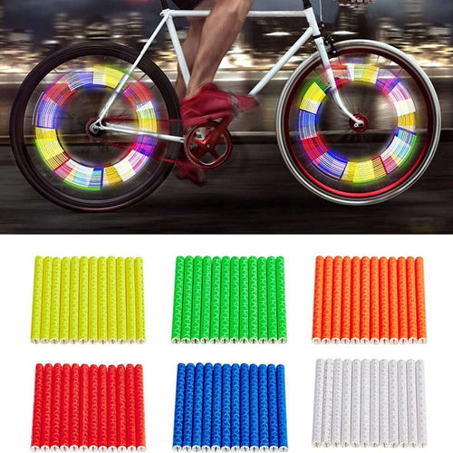 Cycle Peak Reflective Spoke Sleeves (12pcs/bag)