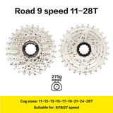 Cycle Peak Road Bike Cassette, view 5