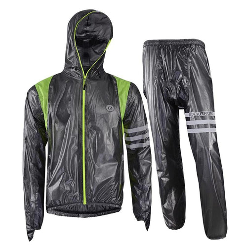 Cycle Peak ROCKBROS Waterproof Cycling Raincoat Suit