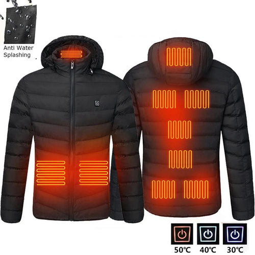 Cycle Peak Smart USB Heated Winter Jacket