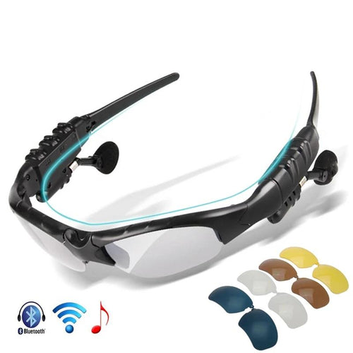 Cycle Peak Bluetooth 5.0 Cycling Glasses With 5 Lenses