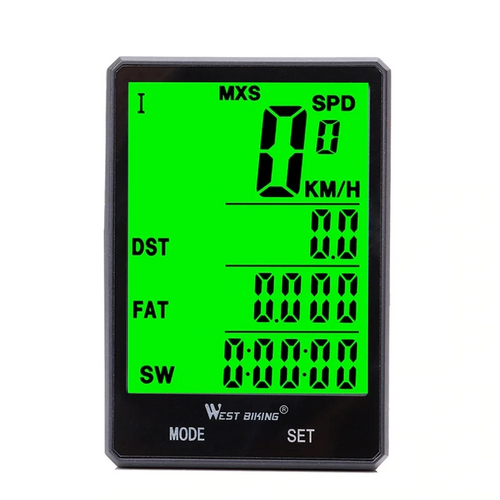 Cycle Peak WEST BIKING 2.8 inch Wired/Wireless Bike Computer