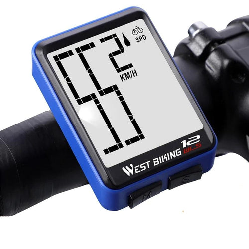 Cycle Peak WEST BIKING Large Screen Wireless Bicycle Computer