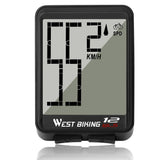 Cycle Peak WEST BIKING Large Screen Wireless Bicycle Computer, view 2