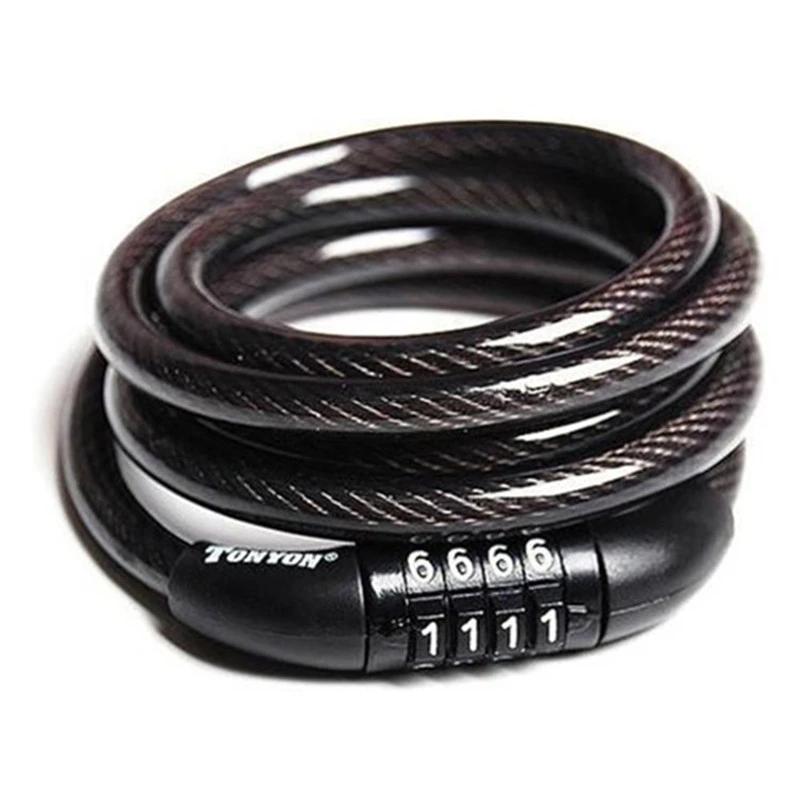 Cycle Peak WEST BIKING Coded Bicycle Cable Lock