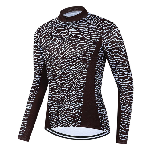Cycle Peak Zebra Thermal Fleece Jersey