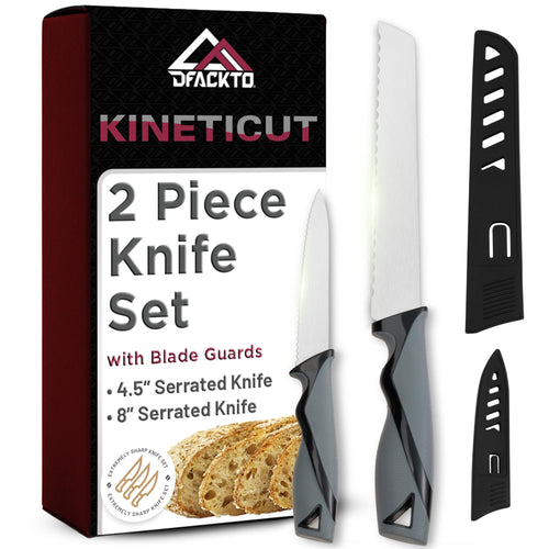 DFACKTO 2-Piece Serrated Knife Set