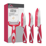 DFACKTO 4-Piece Paring Knife Set with Kitchen Peeler, view 2