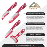 DFACKTO 4-Piece Paring Knife Set with Kitchen Peeler, view 3