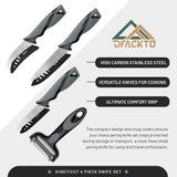 DFACKTO 4-Piece Paring Knife Set with Kitchen Peeler, view 4