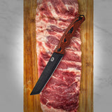 DFACKTO 5.5" Tanto Knife // Orange Handle, view 2