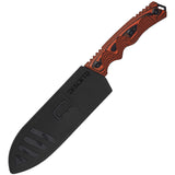 DFACKTO 6.5" Santoku Knife // Orange Handle, view 2