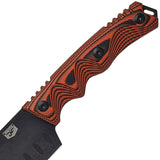 DFACKTO 6.5" Santoku Knife // Orange Handle, view 3