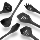 DFACKTO 6 Piece Heavy Duty Kitchen Utensil Set // Black, view 2