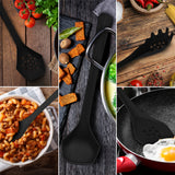 DFACKTO 6 Piece Heavy Duty Kitchen Utensil Set // Black, view 5