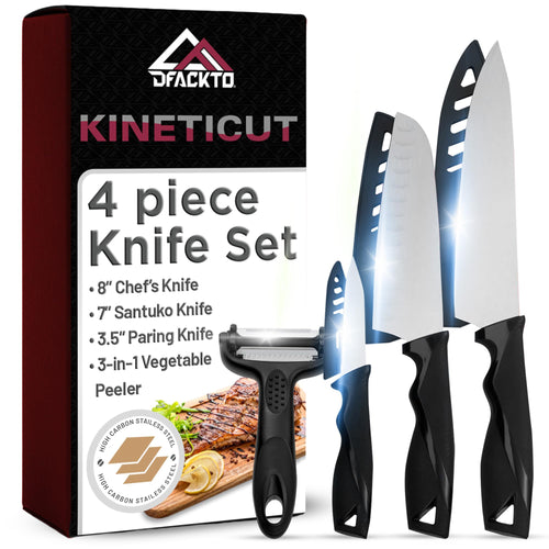 DFACKTO 7-Piece Paring Knife Set with Kitchen Peeler