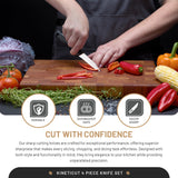 DFACKTO 7-Piece Paring Knife Set with Kitchen Peeler, view 3