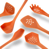 DFACKTO 6 Piece Heavy Duty Kitchen Utensil Set // Orange, view 2